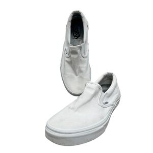 10.5 Women's White lug Vans